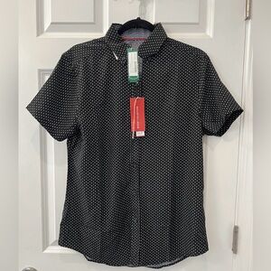 NWT Men’s Report Collection 4 Way Performance Short Sleeve Sport Shirt Small